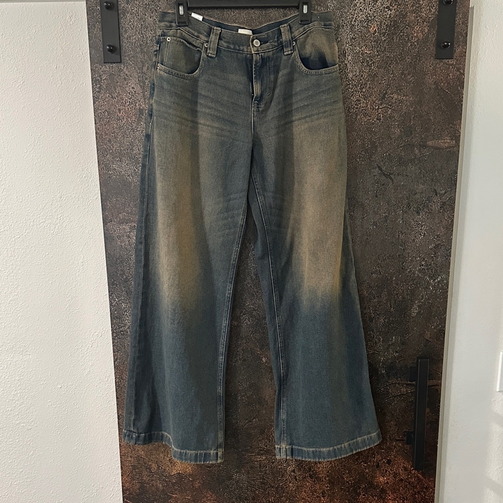 Pacsun Wide-Leg Denim Jeans uktra baggy size 28